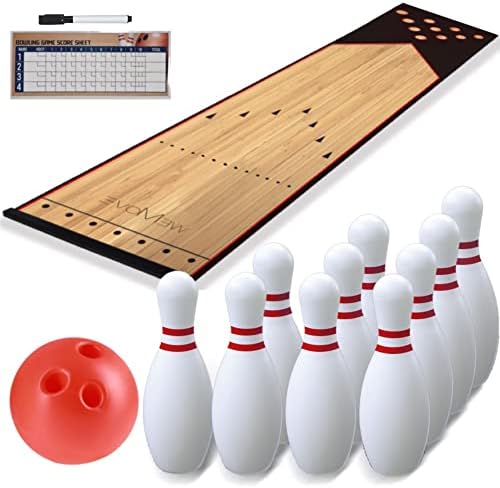 Mini Kids Bowling Set – Bowling Pins & Ball Game Set – Full Bowling Alley Games Toys & Score Cardfor Kid Age 5+ & Adult – Home Indoor Outdoor Backyard Lawn Yard (10 Pins, 1 Ball, 1 Lane Mat) post thumbnail image