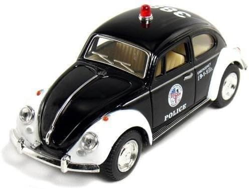 Kinsmart 5″ Classic Volkswage 1967 Beetle Police car 1:32 Scale (Black/White) post thumbnail image