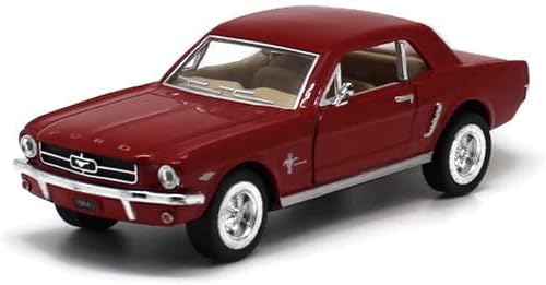 1964 1/2 Ford Mustang In Red Diecast 1:36 Scale By Kinsmart post thumbnail image