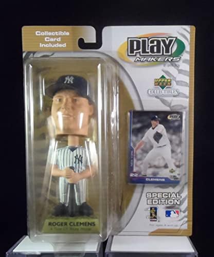 2001 Upper Deck Play Makers Roger Clemens Yankees Bobblehead & Trading Card post thumbnail image