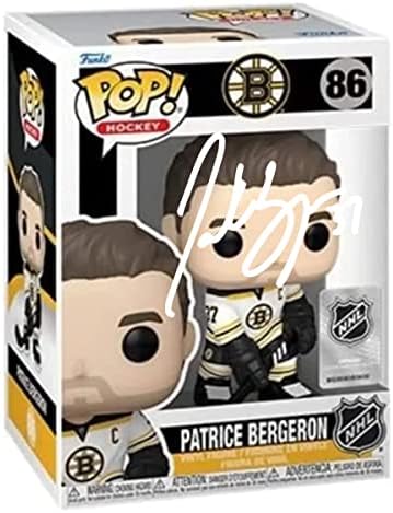 Patrice Bergeron #86 Facsimile Signed Reprint Laser Autographed Funko POP! Hockey NHL: Boston Bruins Figurine with Protector Case post thumbnail image