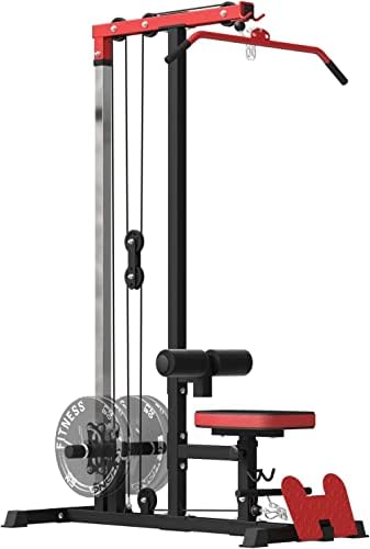 ER KANG LAT Tower, LAT Pull Down and LAT Row Cable Machine with Flip-Up Footplate, High and Low Pulley Station with AB Crunch Harness, Home Gym Back Exercise Weight Machine post thumbnail image