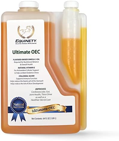 Ultimate OEC – Horse Omega 3 Supplement with Flax Seed Oil, Vitamin E Oil, and Colloidal Silver for Shiny Skin and Coat – Vet-Approved Horse Supplement for Immunity, Gut, Hoof & Bone Support post thumbnail image