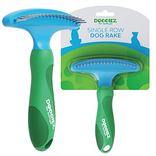 Grooming Rake Deshedding Brush – Single-Sided Undercoat Rake for Dogs or Cats – Dog Brush for Shedding – Dematting Tool Dog Hair Brush for Long Haired Dogs – Dog Grooming and Cat Grooming Supplies post thumbnail image