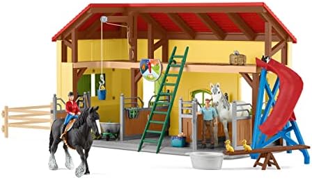 Schleich Farm World, 30-Piece Playset, Farm Toys and Farm Animals for Kids Ages 3-8, Horse Stable 10.5 x 49 x 34.5 cm post thumbnail image