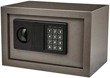 Digital Safe Box – Steel Lock Box with Keypad, 2 Manual Override Keys Protects Money, Jewelry, Passports – For Home or Office by Stalwart (Beige) post thumbnail image