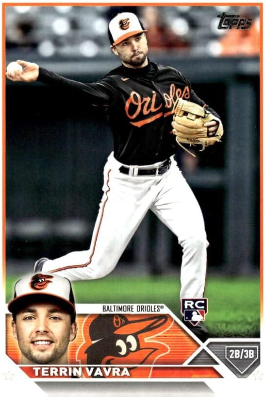 2023 TOPPS #524 TERRIN VAVRA RC BALTIMORE ORIOLES BASEBALL OFFICIAL TRADING CARD OF MLB post thumbnail image