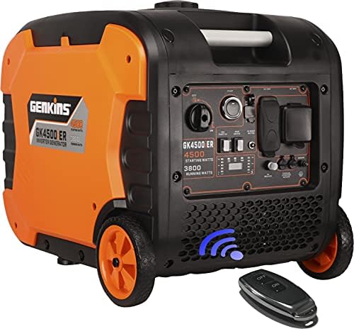 GENKINS 4500 Watt Portable Inverter Generator Electric Start + Remote Controller Ultra Quiet RV Ready Camper Friendly… post thumbnail image