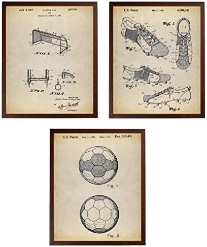 Turnip Designs Soccer Patent Poster Art Print Series Set 3 Soccer Gifts Sports Decor Soccer Shoes Gatekeeper Soccer Ball Wall Art Athlete TNP20 post thumbnail image