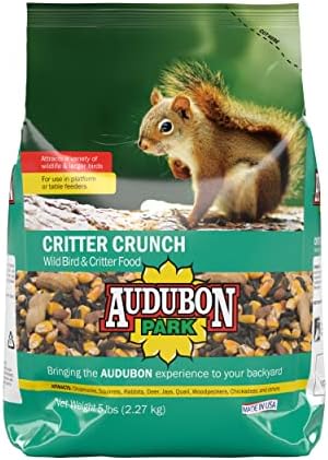 Audubon Park Critter Crunch Backyard Wildlife Food, Bird and Squirrel Food for Outside Feeder, 5-Pound Bag post thumbnail image