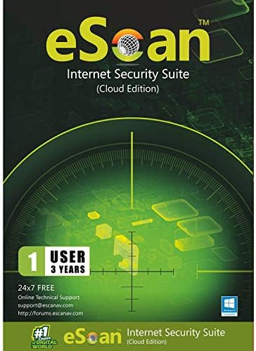 eScan Internet Security Suite with Cloud Security Total Antivirus software 2019 safe web browsing Proactive Protection Monitors Kids’ online activity | 1 Device 3 Years | [PC/Laptops] post thumbnail image