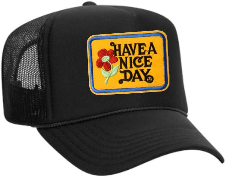 Have A Nice Day Vintage Patch Trucker Hat post thumbnail image