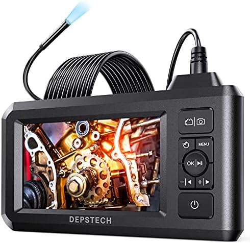 DEPSTECH Industrial Endoscope, 5.5mm 1080P HD Digital Borescope Inspection Camera 4.3 Inch LCD Screen IP67 Waterproof Snake Camera with 6 LED Lights, 16.5FT Semi-Rigid Cable,32GB Card and Helpful Tool post thumbnail image