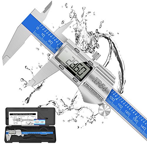 Digital Calliper, 150 mm Stainless Steel Measuring Gauge Measuring Tools Splashproof Dustproof with Replacement Battery and Large Display for Household and Industry post thumbnail image