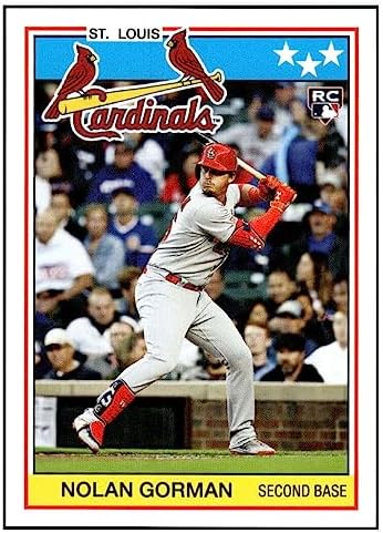 NOLAN GORMAN RC 2023 Topps TBT 1988 UK #71 ROOKIE Cardinals NM+-MT+ MLB Baseball Throwback Thursday PR:916 post thumbnail image