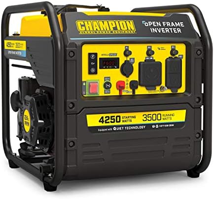 Champion Power Equipment 200954 4250-Watt RV Ready Open Frame Inverter Generator, Quiet Technology post thumbnail image