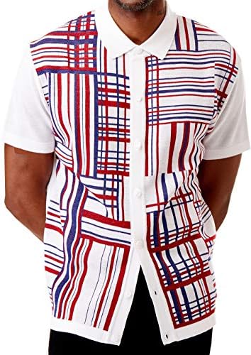 Men’s Short Sleeve Knit Sports Shirt – Modern Polo Vintage Classics: Plaid Mix post thumbnail image