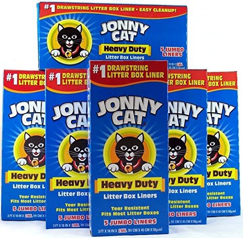 JONNY CAT Cat Litter Box Liners 5 / Box (Pack of 6) post thumbnail image