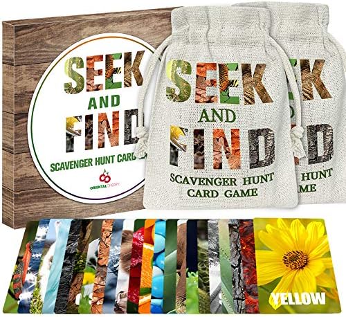 ORIENTAL CHERRY Outdoor Toys for Kids Ages 4-8 – Kids Games – Seek and Find Scavenger Hunt Card Game – Summer Fun Outside Yard Camping Activities for Family Toddlers Age 3-5 8-12 post thumbnail image