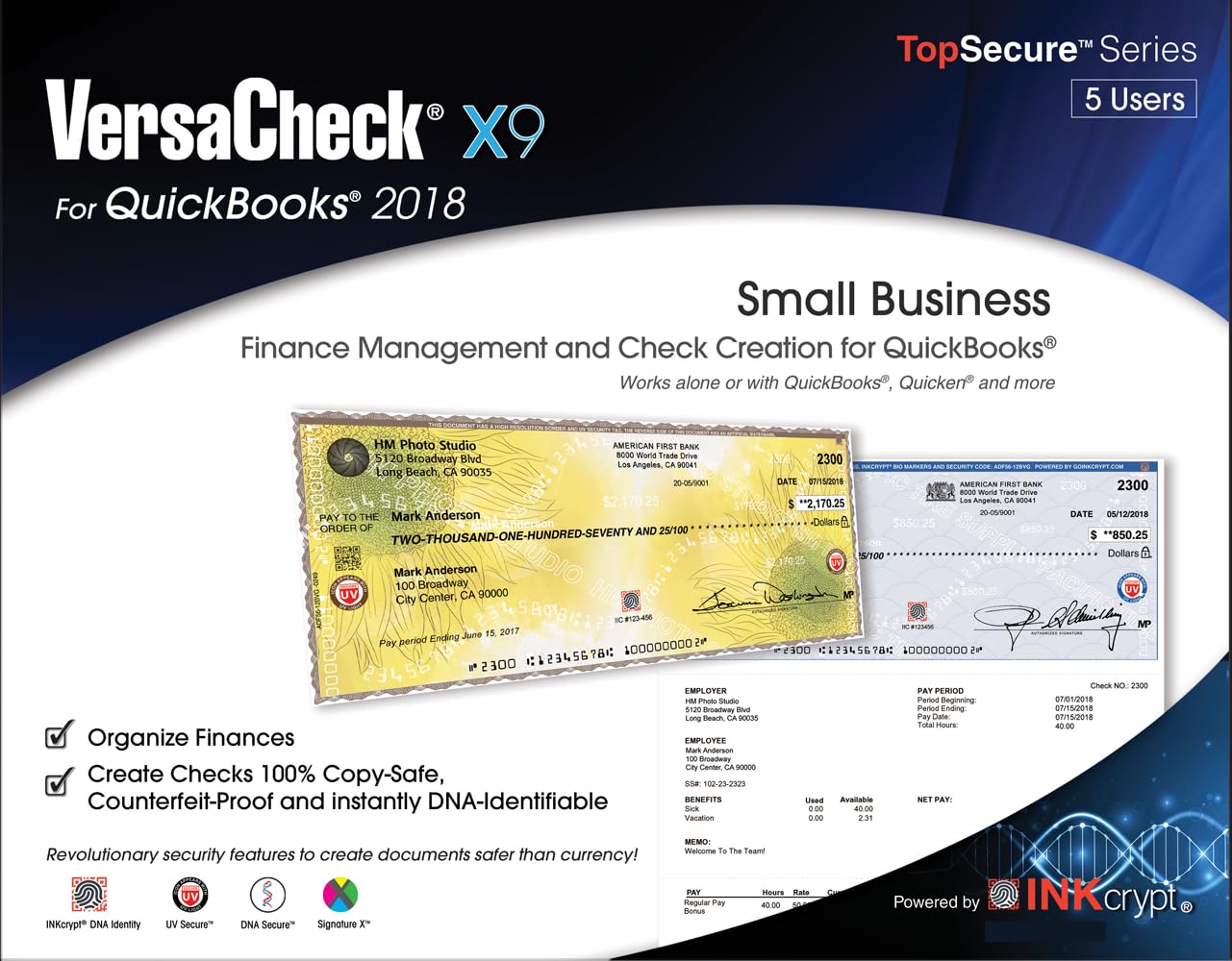 VersaCheck X9 2018 for QuickBooks – 5 Users post thumbnail image