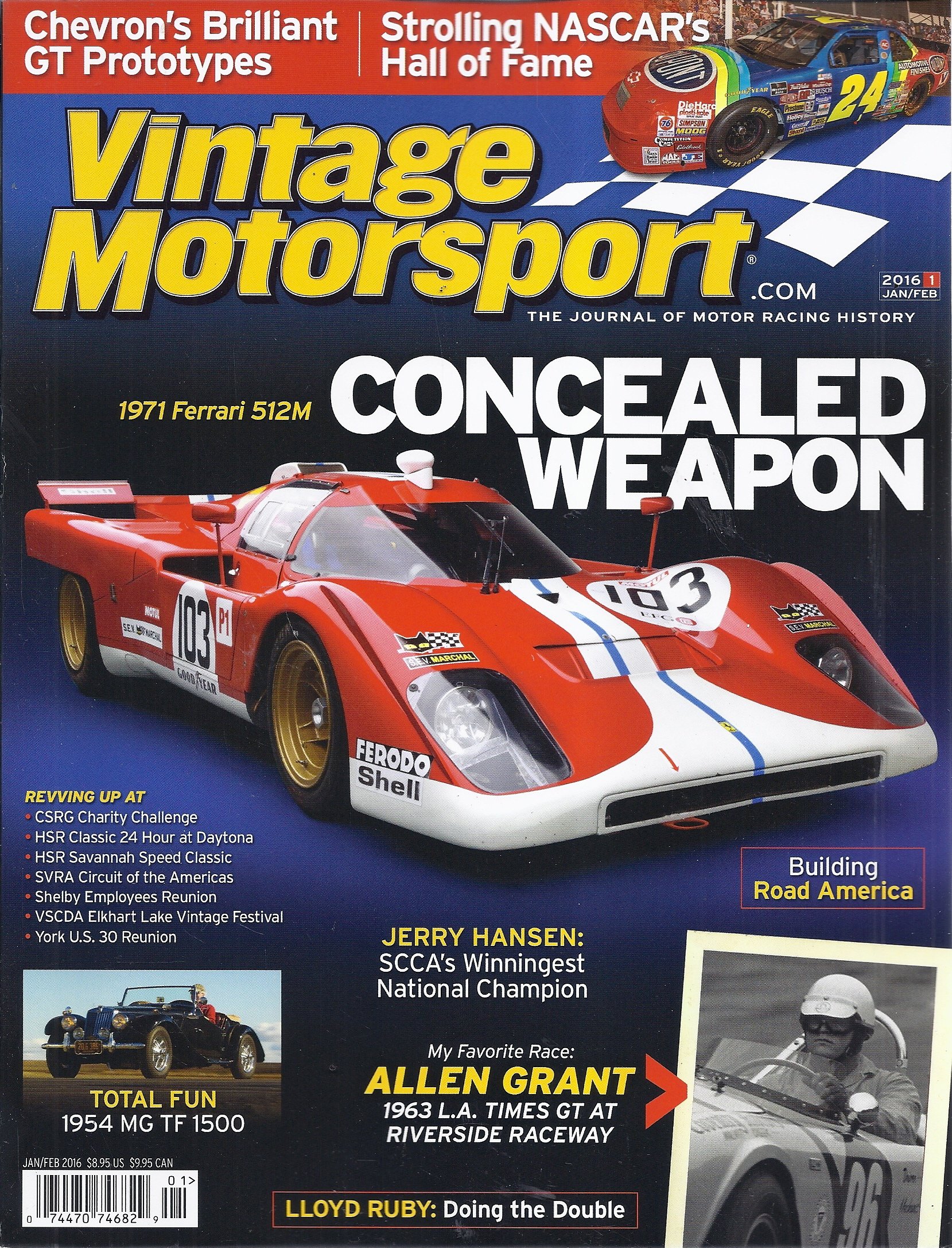 Vintage Motorsport Magazine (January/February 2016 – Cover: 1971 Ferrari 512M) post thumbnail image