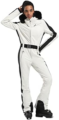 GSOU SNOW Women’s Snowsuit One Piece Ski Suit Jumpsuits Waterproof Ski Onesies Snowboardsuit Insulated Warm Winter post thumbnail image