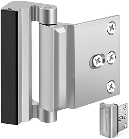 Home Security Door Reinforcement Lock,Child Proof Door Lock Latch for Front Door,Inward Swinging Door,Apartment,Bedroom,Garage,Kids Safety,Women,White Door Locks Stopper Security Bar Inside Device post thumbnail image