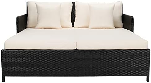 Safavieh PAT7500A Outdoor Collection Cadeo Black and White Cushion Daybed post thumbnail image