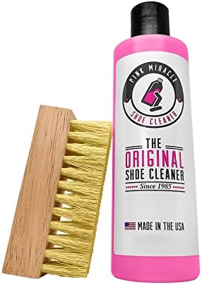 Pink Miracle Shoe Cleaner Kit with Bottle and Brush For Fabric Cleaner For Leather, Whites, Suede and Nubuck Sneakers post thumbnail image