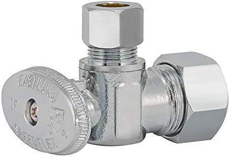 Eastman 3/8 Inch OD x 5/8 Inch OD (1/2 Inch Nom.) Quarter Turn Angle Stop Valve, Brass Plumbing Fitting, Chrome, 10738LF post thumbnail image