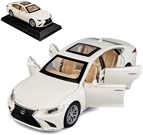 BDTCTK 1/32 Compatible for Lexus Ls500h Model Car, Zinc Alloy Pull Back Toy car with Sound and Light for Kids Boy Girl Gift(White) post thumbnail image