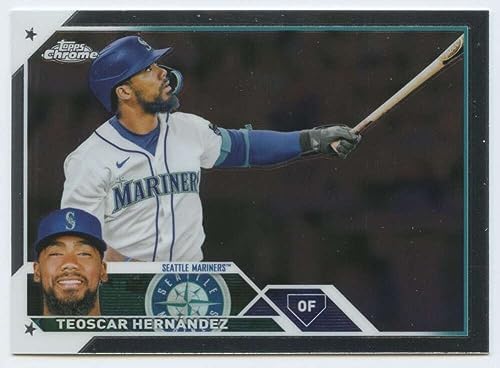 2023 TOPPS CHROME #63 TEOSCAR HERNANDEZ SEATTLE MARINERS BASEBALL OFFICIAL TRADING CARD OF MLB post thumbnail image