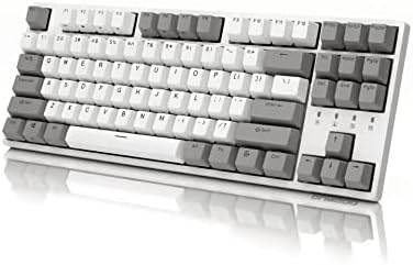 DURGOD Taurus K320 TKL Mechanical Keyboard | 87 Keys Tenkeyless | USB C Wired | Doubleshot PBT Keycaps | Programmable Keys | NKRO Rollover | Windows & Mac (White, Cherry White) post thumbnail image