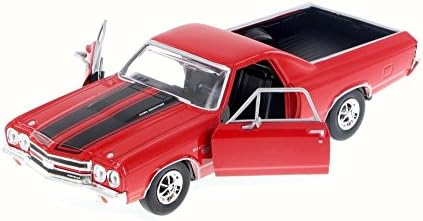 Motor Max 79347RD 1970 Chevrolet El Camino SS 396 Red 1/24 Diecast Model Car post thumbnail image