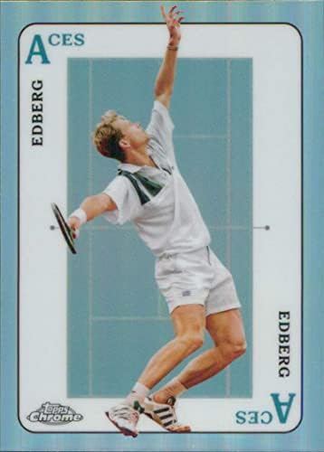 Tennis Trading Card Tennis 2021 Topps Chrome Aces Refractor #ACE-7 Stefan Edberg NM Near Mint post thumbnail image