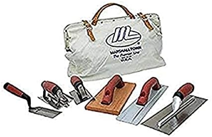 MARSHALLTOWN Concrete Apprentice Tool Kit in Canvas Bag, Includes 6 Concrete Tools, Finishing Trowel, Hand Float, Groover, Edger, Wood Float, Margin Trowel, Made in the USA, CTK2 post thumbnail image