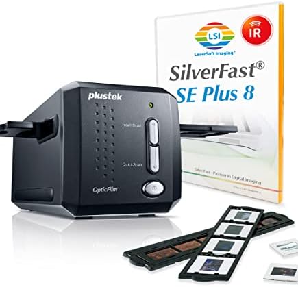 Plustek OpticFilm 8200i SE , 35mm Film & Slide Scanner. 7200 dpi / 48-bit Output. Integrated Infrared Dust/Scratch Removal. Bundle Silverfast SE Plus 8.8 , Support Mac and PC. post thumbnail image