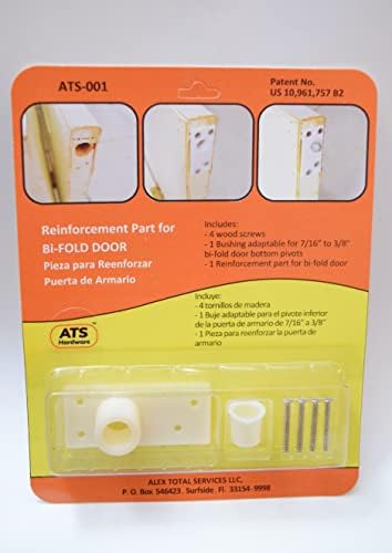 Hardware Repair Kit for Bi-Fold Door, Includs Bushing Adaptable for Pivot Door 7/16″ to 3/8″ post thumbnail image