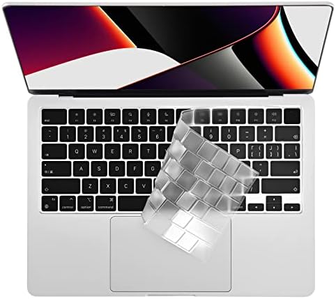 EooCoo Premium Keyboard Cover Skin Ultra Thin for 2023 MacBook Air 15″ M2 (A2941), 2022 MacBook Air 13.6″ M2 (A2681), 2023-2021 MacBook Pro 14″ 16″ M2 M1 (A2779 A2442 A2780 A2485), Clear TPU Skin post thumbnail image