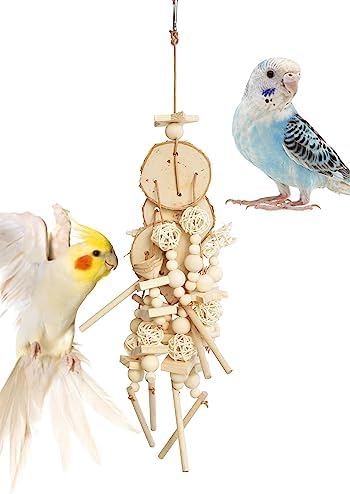 Wepets Natural and Dye-Free Bird Toy for Chewing, Shredding, and Foraging for Cockatiels, Conures, Parakeets, Budgies, Love Birds and More post thumbnail image