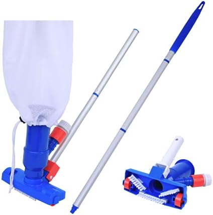 PoolSupplyTown Pool Spa Jet Vacuum Cleaner w/ Brush & 48-inch Poles, Ideal for Frame Aboveground/Inflatable Pool, Spa, Hot Tub, Pond, Fountain Vacuuming, No Electric Power Needed, Use Water Pressure From Garden Hose to Vacuum (Optional, A Telescopic Pool Pole Can Be Used With This Vacuum) post thumbnail image