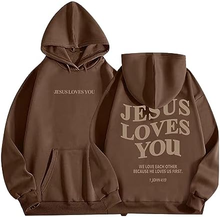 Jesus Loves You Hoodie Christian Jesus Saves Faith Sweatshirt Man Woman Pullover Tops Streetwear Gift Y2K Clothes post thumbnail image