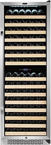 Whynter BWR-1642DZa 164 Built-in Stainless Steel Dual Zone Compressor Wine Refrigerator Rack and LED Display, Dark Grey-164 Bottle, Dark Grey post thumbnail image