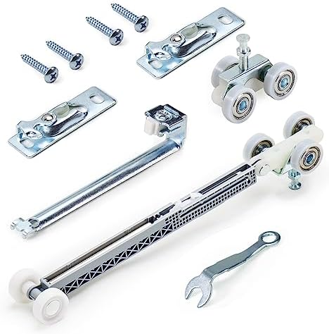 AWDIA Soft Close Pocket Door Hardware, 3-Wheel Soft Close Hangers with Stainless Steel Bearings for Sliding Pocket Door Frame Kit, Single Direction Soft-Close post thumbnail image