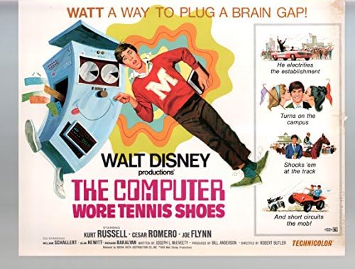 MOVIE POSTER: Computer Wore Tennis Shoes-Kurt Russell-Debbie Paine-11×14-Lobby Card-Disney post thumbnail image