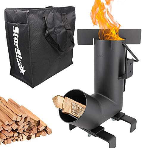 Camping Rocket Stove by StarBlue with Free Carrying Bag – A Portable Wood Burning Camping Stove with Large Fuel Chamber Best for Outdoor Cooking, Camping, Picnic, BBQ, Hunting, Fishing post thumbnail image