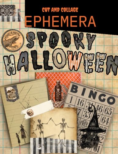 Cut And Collage Spooky Halloween Ephemera: Halloween Decoupage Paper, Junk Journal Ephemera, Scrapbook Paper, Collage Books Art Cut Out And Paste, … Collage Notebooks, Card Making, Crafter Gifts post thumbnail image