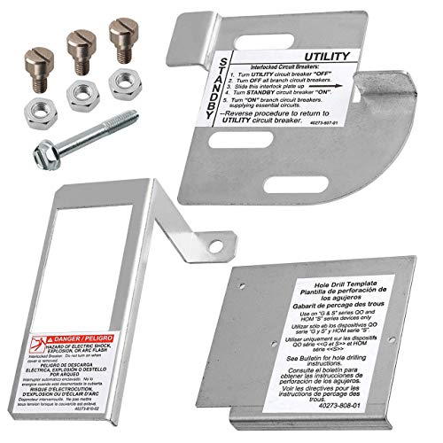 Generator Interlock Kit Compatible with Square D Electric QOCGK2C QO Cover Generator and QOM2 Frame Size Main Breaker post thumbnail image