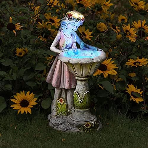 Voveexy Fairy Garden Statue, Solar Garden Angel Figurine Outdoor Decoration Waterproof Resin Garden Sculpture for Patio Yard Lawn Porch Art Decoration Ornament Housewarming Christmas Birthday Gift post thumbnail image