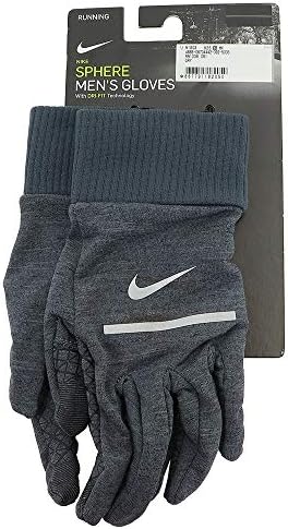 Nike Men’s Dri Fit Heathered Sphere Touch Screen Running Gloves (Medium, Grey) post thumbnail image